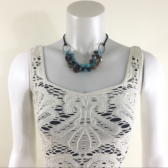 Free People Intimately Bodycon Stretchy Lace Dress Size Small - Picture 3 of 7